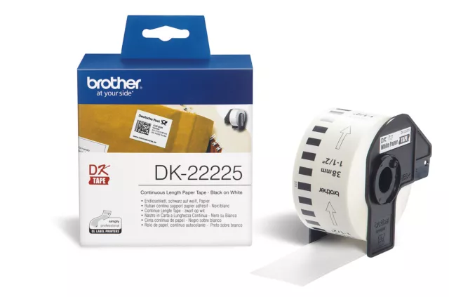 Etikett original Brother DK 22225 für P-touch QL  endlos 38mm QL570, QL710 QL720