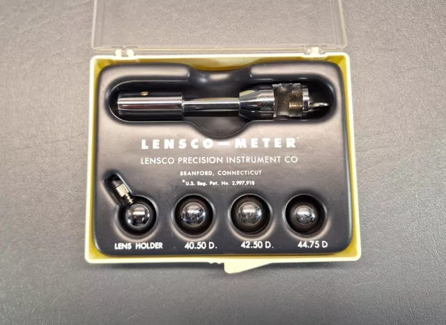 Excellent Lensco Meter Lensco Precision Instrument Co Set Lens Holder