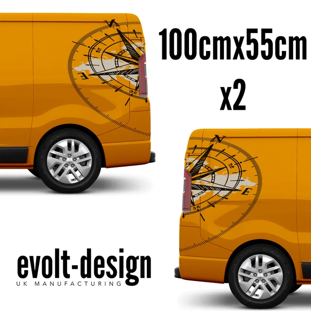 AutoDress® - Set Di Strisce Adesive Laterali Per VW T4, T5 E T6 Bus In Colore - Foto 8
