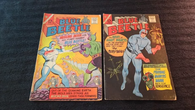 1965 CHARLTON COMICS BLUE BEETLE SET #52-53 VG+ SILVER AGE Visit My eBay Store