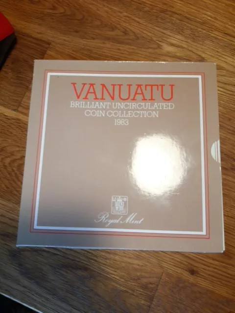 Vanuatu 1983 6 coin uncirculated coin set