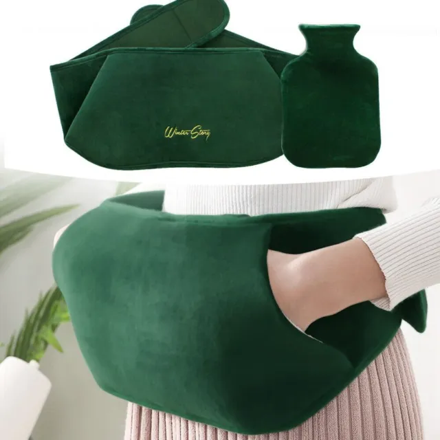 Hot Water Bottle Warm Plush Pouch Waist Belt Universal Warm Bag Cover Winter UK