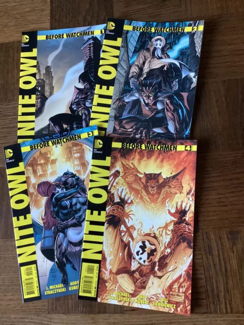 Before Watchmen: Nite Owl #1-4 (DC, 2012) Full Set. JM Straczynski/Andy Kubert