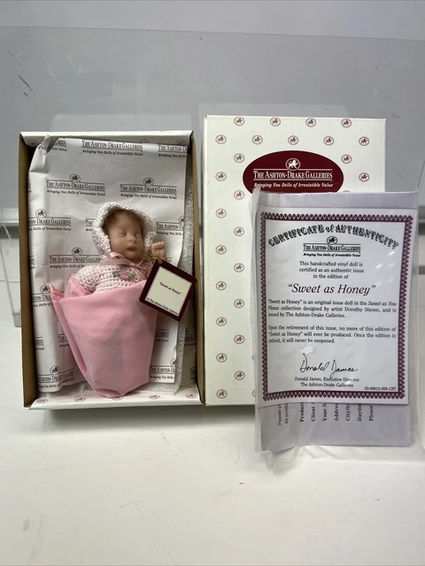 The Ashton-Drake Galleries “Sweet As Honey” Doll W/ Cert NEW