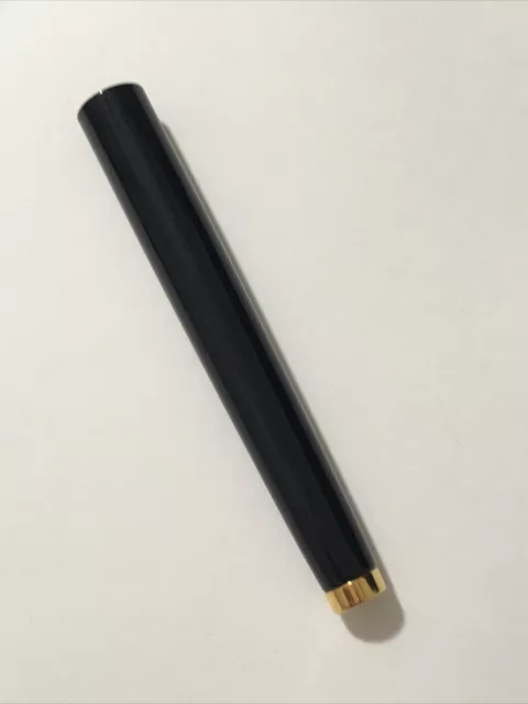 Waterman Harmonie Schwarz Gold Verkleidung Brunnenstift Fass - Frankreich - Gebrauchtes Teil.