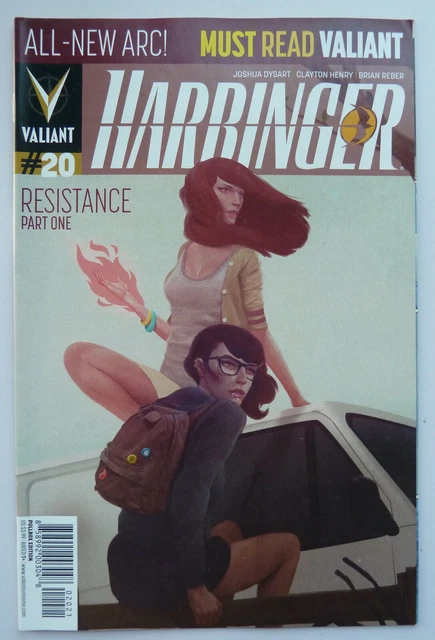 Harbinger #20 - 1st Printing - Cover B - Valiant January 2014 VF 8.0