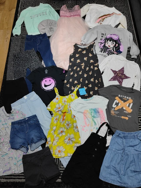 #907💜 Huge Bundle Of Girls Clothes 8-9years GEORGE NEXT PRIMARK F&F H&M TU NIKE