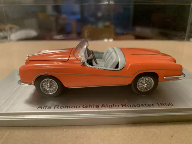 SELTENER ALFA ROMEO GLA AIGLE ROADSTER 1956 1/43 AUTOMODELL - KESS MODELLE limiert 400