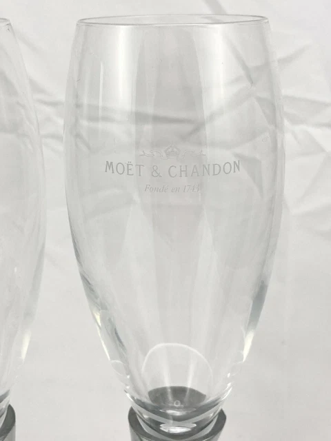 Moet & Chandon Philippe Di Meo Reso Candelabra Stand & 2 Pomponne Flutes 3
