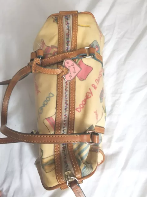 Dooney & Bourke Shoulder Hand Bag Purse Beach Theme