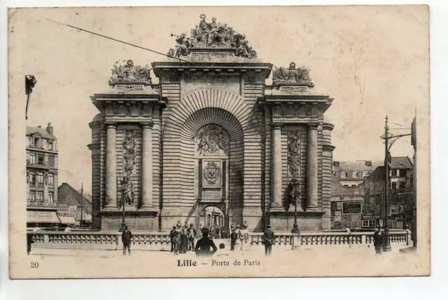 LILLE - Nord - CPA 59 - la porte de Paris