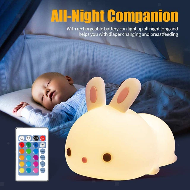 Bunny Nachtlicht für Kinder Decrations Anime Kaninchen Säugling oder