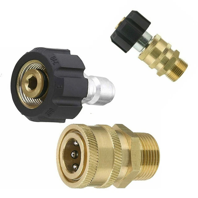 Coupleur à connexion rapide précis M22 14/15 pivotant à 3/8 pour une fonction