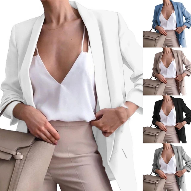Classica giacca donna aperta per un look elegante ed esigente