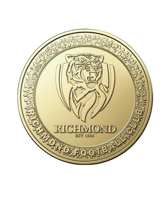 2023 AFL AUSTRALIAN Football League Collectable Coin Richmond 1 Coin