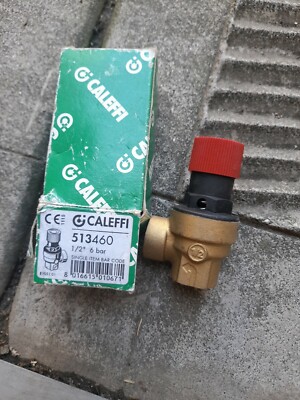 Caleffi 311435  Valvola di sicurezza ordinaria attacchi FF  1/2"	3,5  BAR CALEFFI 