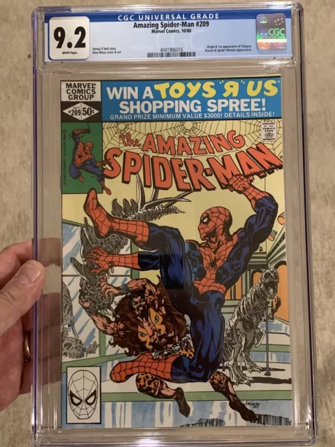 The Amazing Spider-Man #209/CGC Universal 9.2 White Pages/1st Calypso
