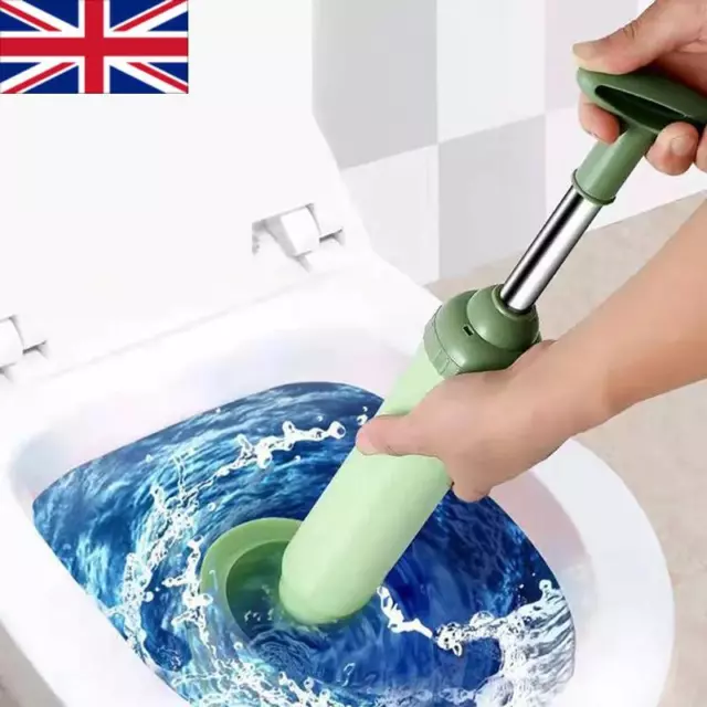 Powerful Drain Buster Unblocker Plunger Toilet Sink Clog Remover Toilet Plunger