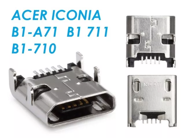 Connecteur de charge Micro USB Dock pour Acer Iconia  B1-710  B1-711