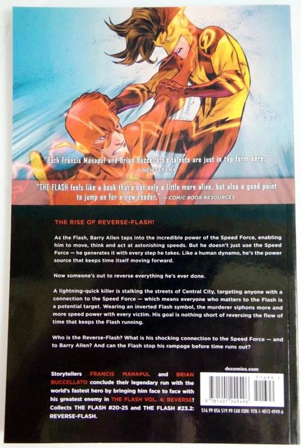 DC Comics The Flash Vol 4 Reverse New 52 TPB Softcover 2nd Print NM 9.0 2015 3