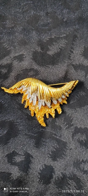 Broche Vintage Ancienne Signée Marcel Boucher - Occasion