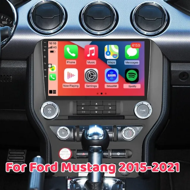 For Ford Mustang 2015-2021 Car Stereo Radio Android 12 Carplay GPS Navi Player