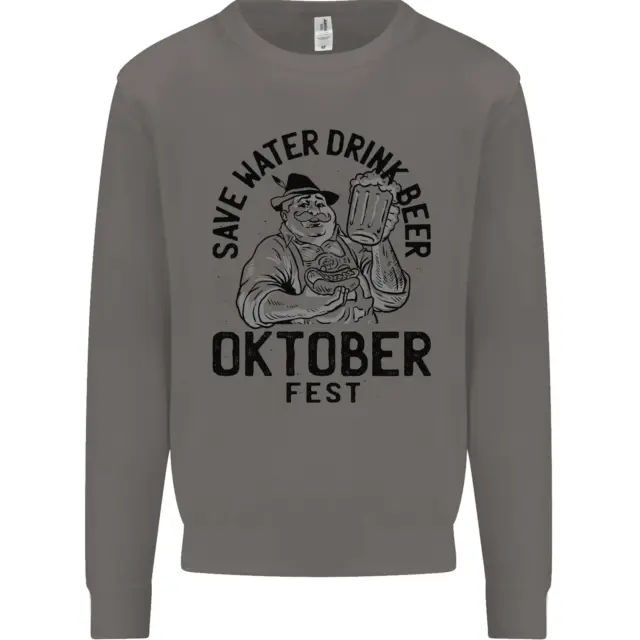 Oktoberfest Drink Beer Funny Alcohol Mens Sweatshirt Jumper