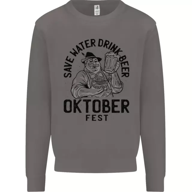 Oktoberfest Drink Beer Funny Alcohol Mens Sweatshirt Jumper