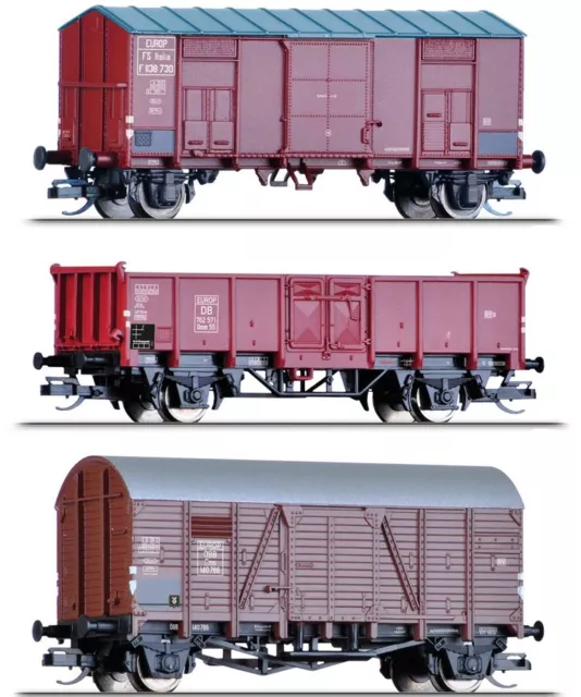 Tillig 01001 Tow Truck Goods Set FS, ÖBB And DB, Tt , Scale 1:120, Caliper 1 2mm