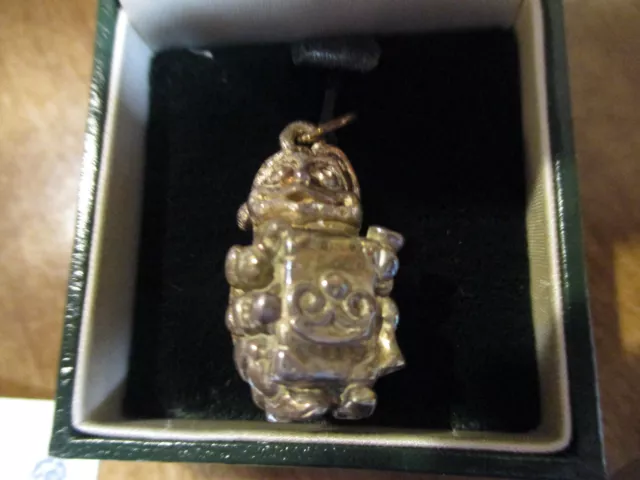 Harmony Kingdom Sterling Silver Lord Byron Lady Bug Pendant MSRP $65