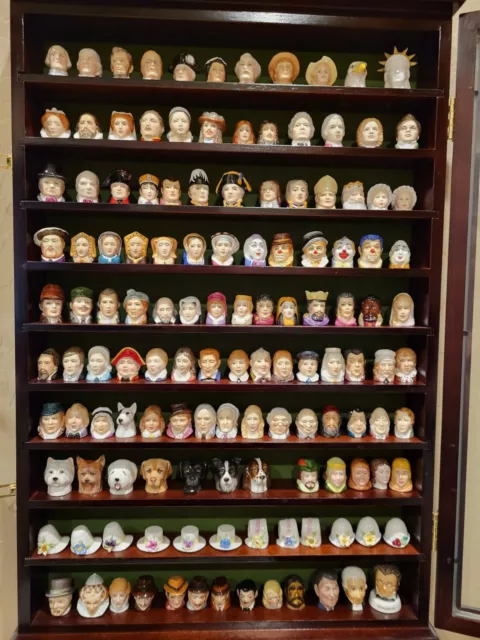 130 Francesca Character Head Thimbles Collection - Clowns Composers Dogs Bonnets