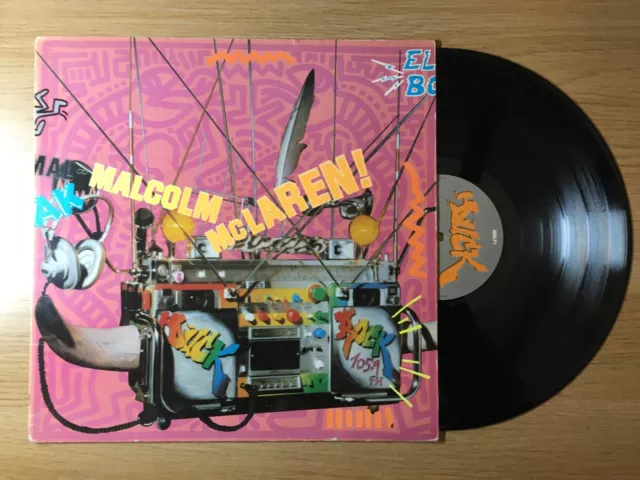 MALCOLM McLAREN 12" LP: DUCK ROCK   *EX VINYL WITH RARE NM CONDITION INNER*