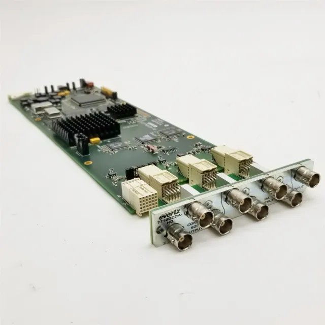 Evertz 7710DCDA-HD Downconverter Distribution Amplifier High-Def Reclocking Card
