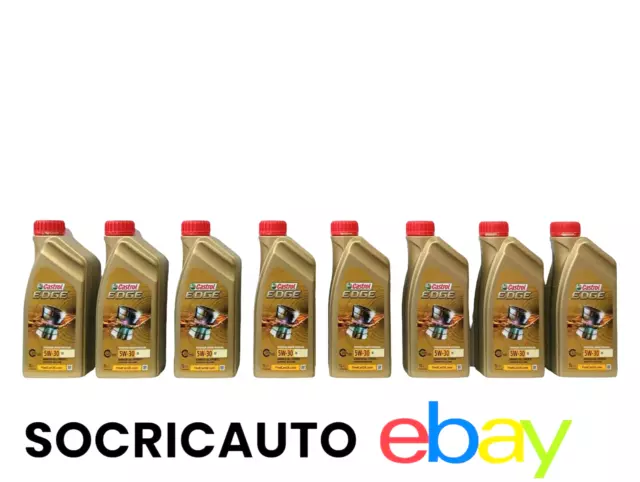 8 Litri Olio Motore Castrol Edge M  LL04 5W30 BMW Longlife -04 C3