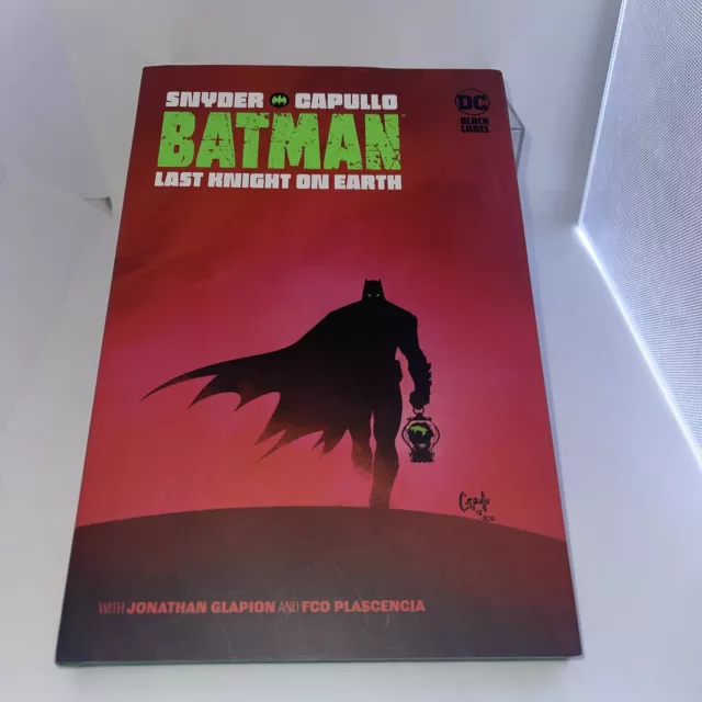 Batman: Last Knight on Earth by Scott Snyder Hardcover OOP Rare Book