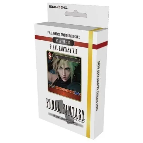 MAZZO FINAL FANTASY VII TCG IN ITALIANO Cloud Sigillato Set Introduttivo