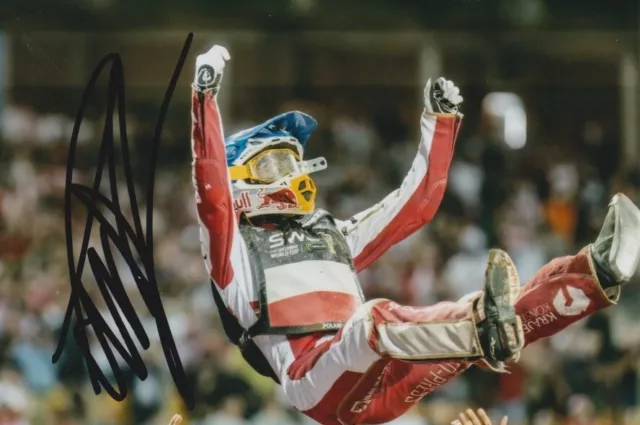 Maciej Janowski Hand Signed 6x4 Photo Speedway Autograph 1