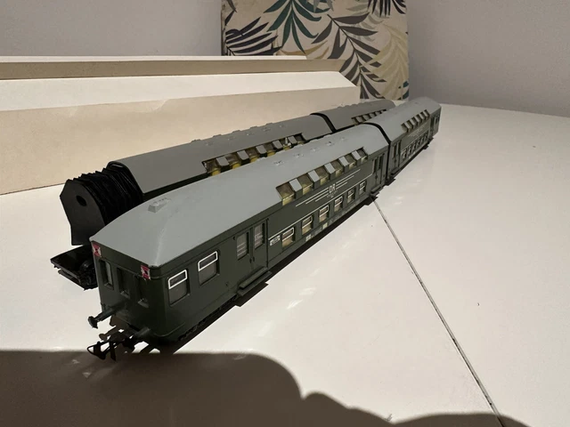 Wagon Schicht Doppelstockzug 5131/426/45 - Voiture à Deux Niveaux Verte - Occasion