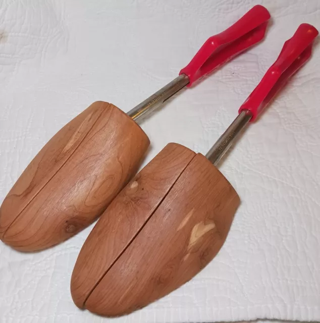 Vintage Rochester Shoe Tree Co. Shoe Keepers Florsheim Wooden Shoe Stretchers