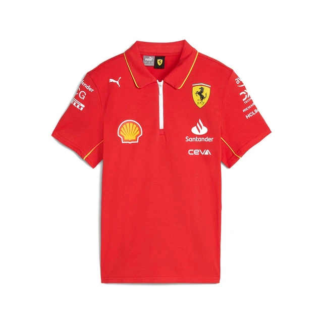 2024 SCUDERIA FERRARI F1 Children's Team Polo size 116 cm (kids) 73.00