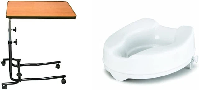 Mesa sobre la cama Days, escritorio portátil con ruedas de ricino, superficie de escritura para usar