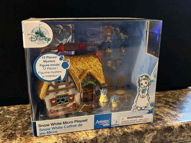 DISNEY STORE SNOW White Micro Playset Disney Animators Collection ...