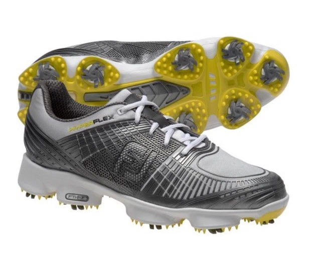 FOOTJOY HYPERFLEX 2 Golf shoes Silver 51036 8.5W $67.00 
