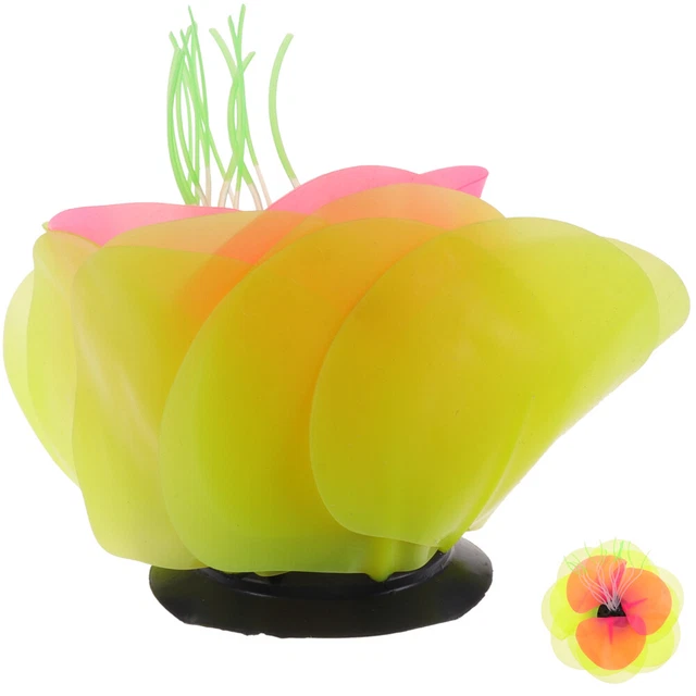 Butterfly Coral Aquatic Plants Fish Tank Decoration Luminous 5