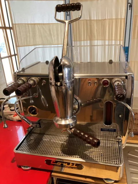 machine à café expresso vintage conti princess levier 1 groupe, percolateur