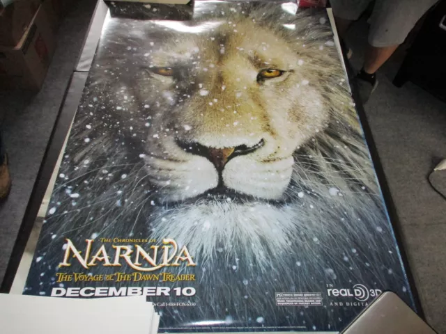 Narnia The Voyage Of The Dawn Treader  Movie Theater Poster Double Sided 27x40