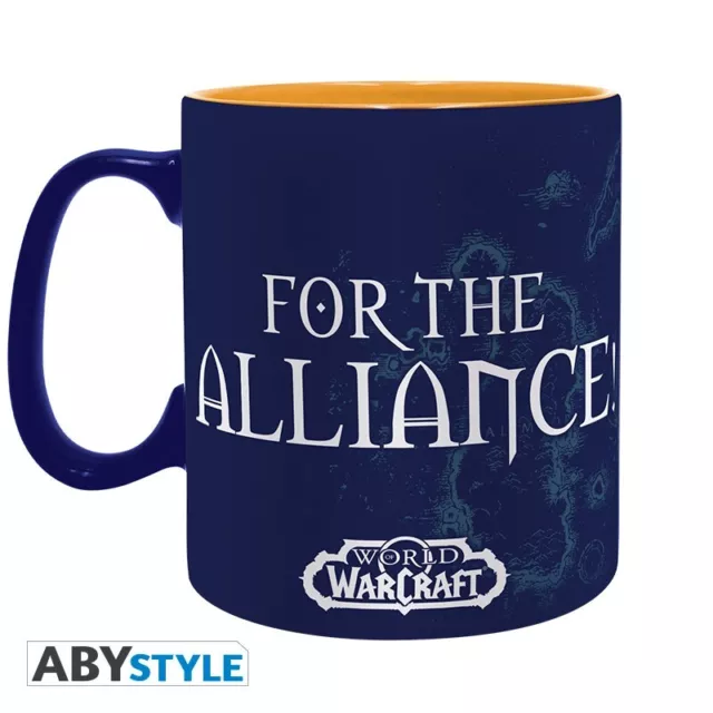 World of Warcraft Alliance Tasse mit Box Game Gaming Merchandise Fanartikel WoW