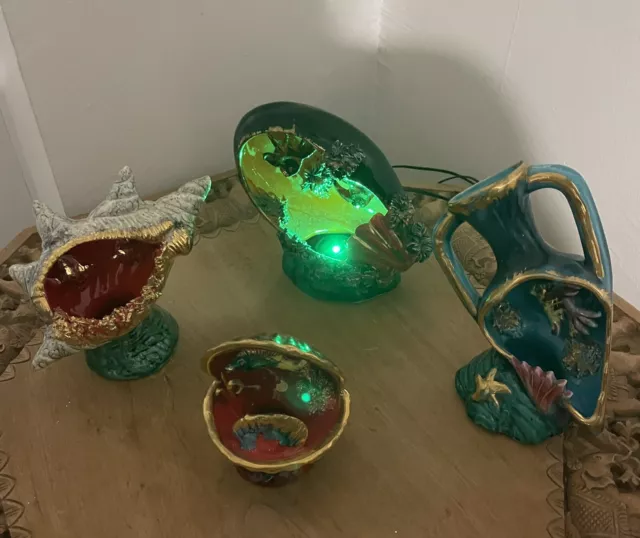 Lot De Quatre Petites Lampes Décoratives Vallauris