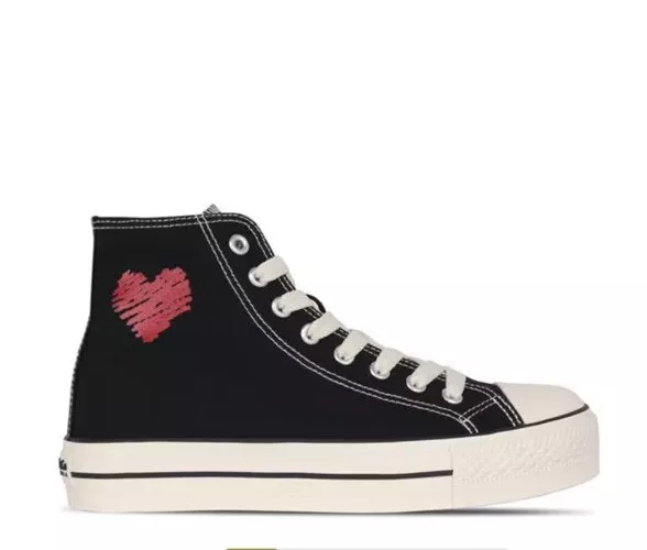 SOUL CAL HIGH Top Plimsolls Ladies Black Size UK 6.5 EU 39.5 REF331 16.99 PicClick UK