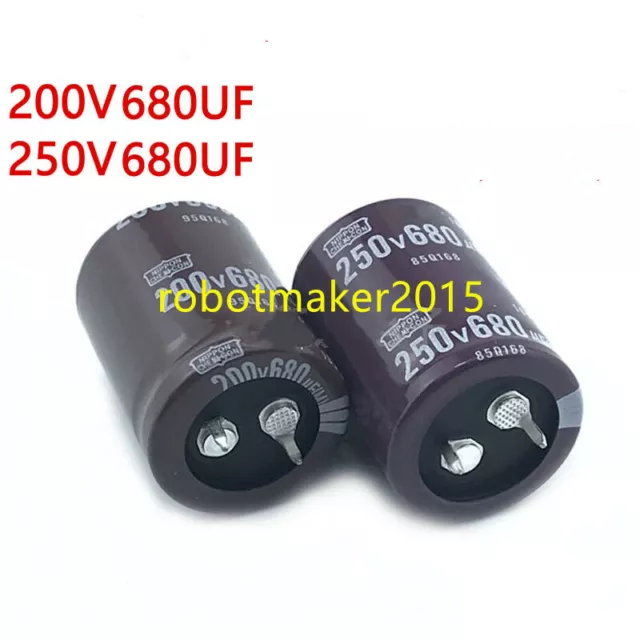 Aluminum Electrolytic Capacitor 680uF 680 UF 200V 250V 22*50/40 25*40 Brand New